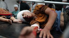 7 شهداء بينهم أطفال في غارات الاحتلال المتواصلة على قطاع غزة وداع جثامين الشهداء