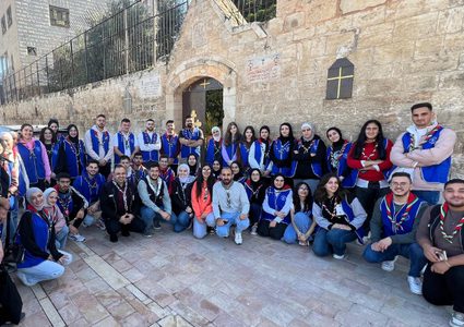 جوالة ومنجدات جامعة النجاح تنظم مسارًا ثقافيًا لأفرادها الجدد