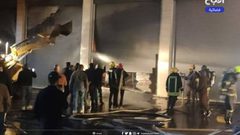 30 رجل إطفاء و6 ساعات لإخماد حريق مستودع في الريحية جنوب الخليل