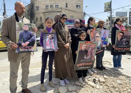 جنين: وقفة دعم وإسناد للأسرى