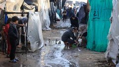 بسبب الجوع والأمطار الأوضاع في غزة تنبئ بخطر شديد