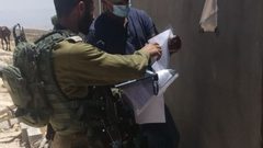 الاحتلال يُخطر بوقف البناء في 10 غرف زراعية شرق قلقيلية