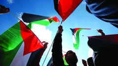 متحدثون خلال فعالية اليوم العالمي للتضامن مع شعبنا يطالبون بالضغط على الاحتلال