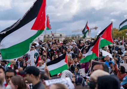 احياء يوم التضامن مع فلسطين في بروكسل