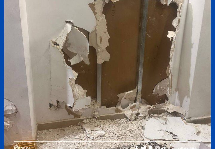 الدمار والخراب في منزل المواطن يوسف حسن نصرالله في بيت فوريك