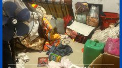 الدمار والخراب في منزل المواطن يوسف حسن نصرالله في بيت فوريك