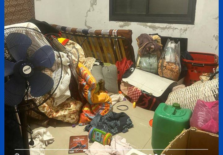 الدمار والخراب في منزل المواطن يوسف حسن نصرالله في بيت فوريك