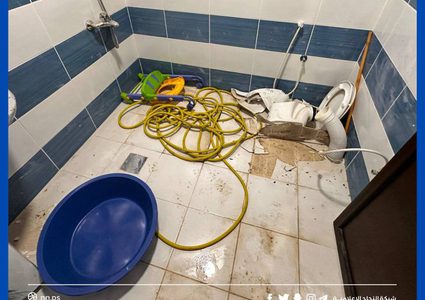 الدمار والخراب في منزل المواطن يوسف حسن نصرالله في بيت فوريك