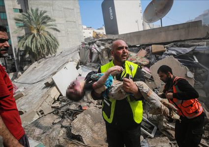 شهيدان وعدة اصابات في استهداف مبان في غزة وخانيونس