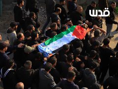 تشييع جثماني الشهيدين غنام وأبو عرة في عقابا شمال طوباس