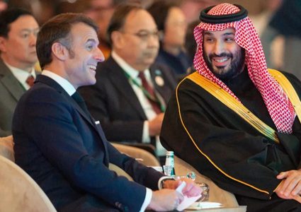 ماكرون: باريس والرياض سترأسان مؤتمرا في حزيران المقبل بشأن إقامة دولة فلسطينية