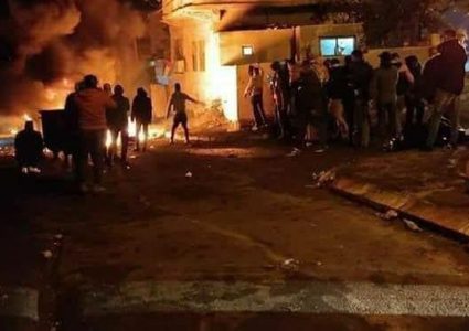 مواجهات مع الاحتلال شرق مدينة نابلس