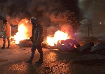 اندلاع مواجهات مع الاحتلال جنوب نابلس