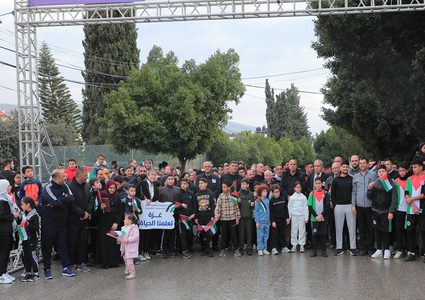 مارثون رياضي لوقف الابادة المعرفية في طولكرم