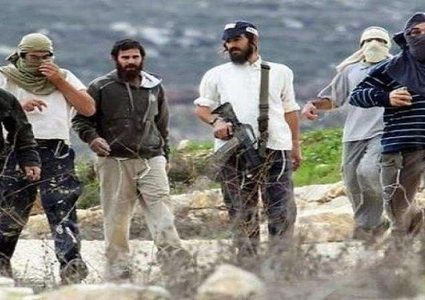 مستوطنون يرسمون رموز الاحتلال في مناطق متعددة بأريحا