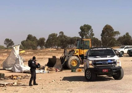 سلطات الاحتلال تقوم بعمليات مسح لأراض في بيت تعمر شرق بيت لحم