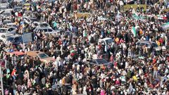 مظاهرة مليونية احتفالا بسقوط نظام الاسد