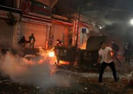 مواجهات مع الاحتلال في بلدة بيت ريما