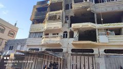 دمار واسع في المخيم الجديد بالنصيرات جراء قصف الاحتلال المستمر