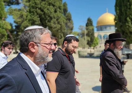 المتطرف بن غفير يقود اقتحام المستوطنين للمسجد الأقصى