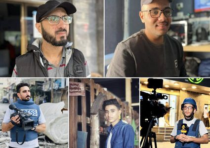 استشهاد 5 صحفيين في قصف للاحتلال على مخيم النصيرات