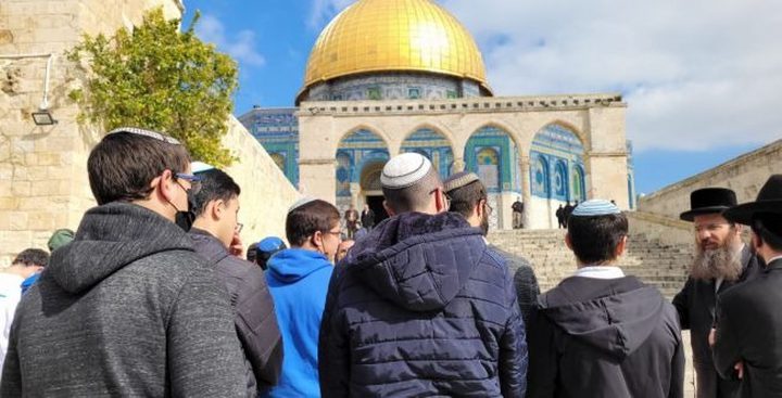 مستوطنون يقتحمون المسجد الأقصى