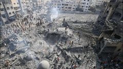الاحتلال يعلن تدمير حي بالكامل شمال غزة