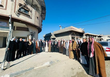 مخاتير ووجهاء قطاع غزة يدعمون مبادرات الرئيس