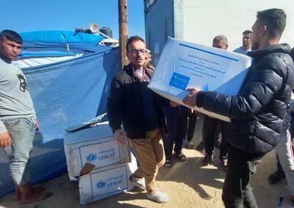 سلطة المياه: ادخال كمية جديدة من طرود النظافة الصحية لقطاع غزة