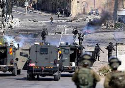 نابلس:اندلاع مواجهات مع الاحتلال في قصرة وأودلا