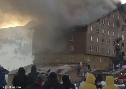 تركيا: قتلى وجرحى في حريق مروع داخل فندق