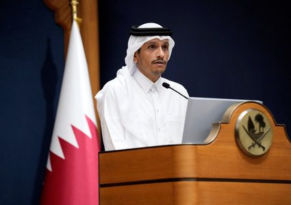 رئيس وزراء قطر: نأمل في عودة السلطة الفلسطينية إلى غزة