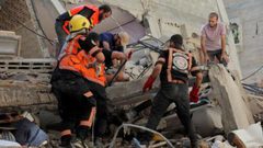 الدفاع المدني: انتشال 66 جثمانا خلال يوم واحد في غزة