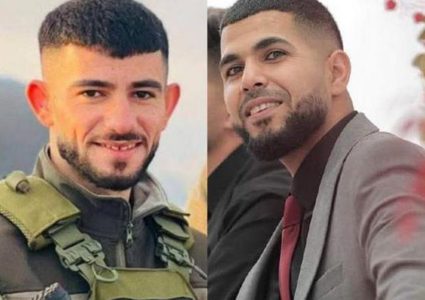 استشهاد الشابين قتيبة الشلبي ومحمد نزال في بلدة برقين غرب جنين