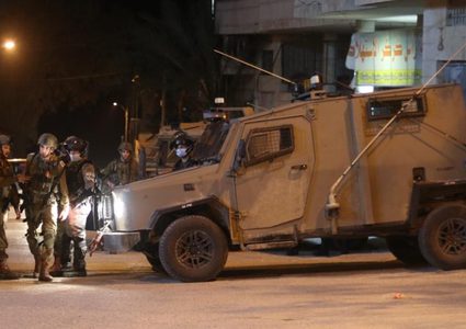 الاحتلال يقتحم المنطقة الشرقية من مدينة نابلس