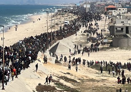 شهيد وإصابات إحداها خطيرة برصاص الاحتلال في شارع الرشيد بغزة