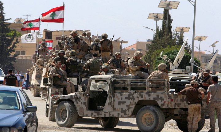 الجيش اللبناني يدفع بتعزيزات من جنوده الى ميس الجبل