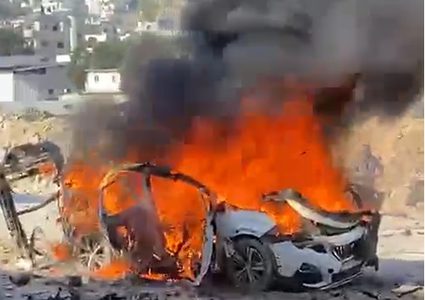 شهيدان و 3 اصابات جراء قصف الاحتلال لمركبة في مخيم نور شمس