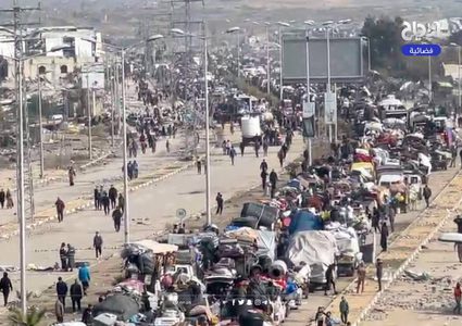 غزة: مئات المركبات بدأت العبور إلى شمال القطاع