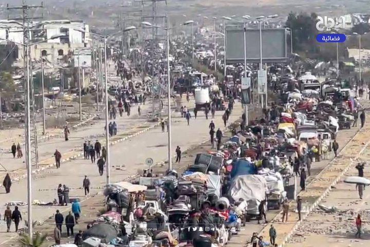 غزة: مئات المركبات بدأت العبور إلى شمال القطاع