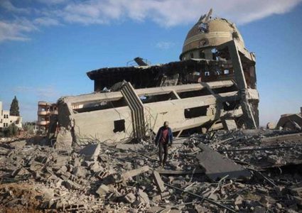 الاحتلال يهدم مسجدا في جنين و"الأوقاف" تستنكر