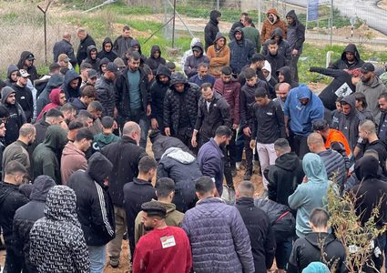 تشييع جثمان الشهيد أيمن ناجي في ضاحية ارتاح جنوب طولكرم