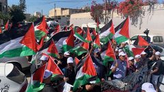 مسيرة في أم الفحم رفضا لمخططات التهجير والعدوان الإسرائيلي