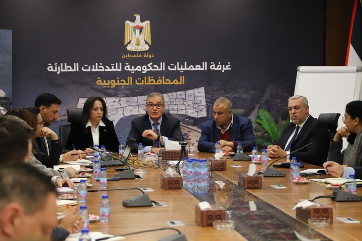 غرفة العمليات الحكومية تطالب بتوحيد جهود الإغاثة في قطاع غزة