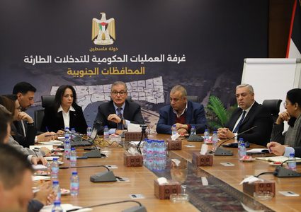 غرفة العمليات الحكومية تطالب بتوحيد جهود الإغاثة في قطاع غزة