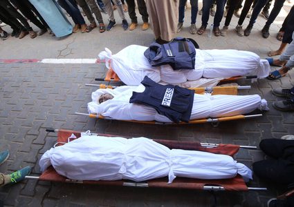 تقرير دولي: استشهاد عدد قياسي من الصحافيين في عام 2024: ثلثهم في غزة