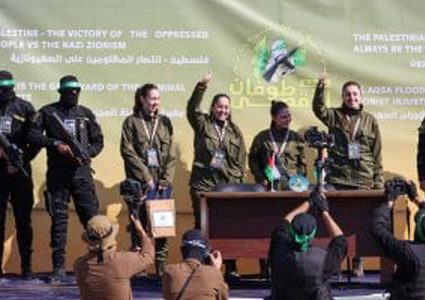 استعدادات لتسليم الأسرى الإسرائيليين في خان يونس