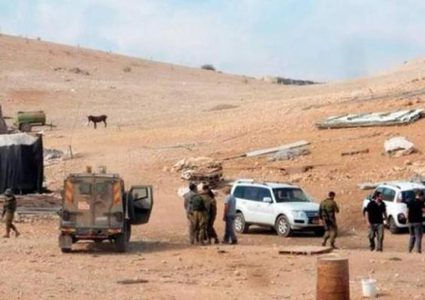 الاحتلال يداهم خيام مواطن شرق طوباس