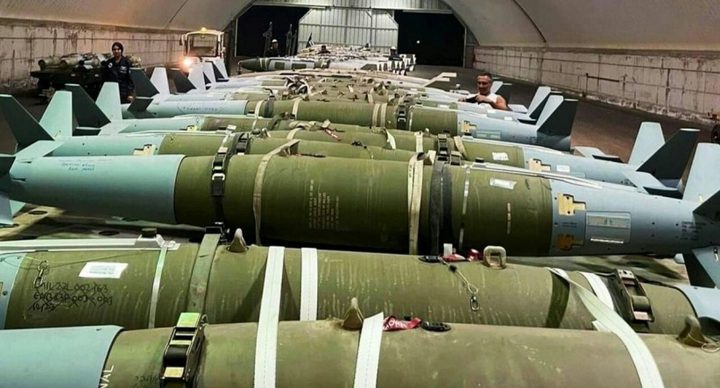 إسرائيل تتسلّم شحنة قنابل أميركية زنة 2000 رطل