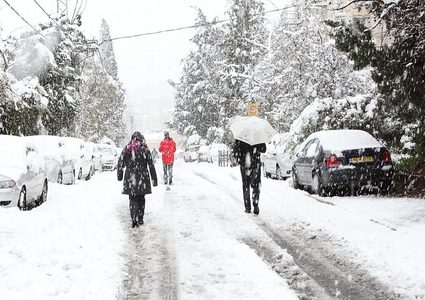 إسرائيل تطلق اسم "كورال" على عاصفة البرد والثلج القادمة